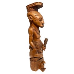Statua di Ndop Kuba della tribù Kuba Ndengese Shoowa del Congo Kasaï Arte africana