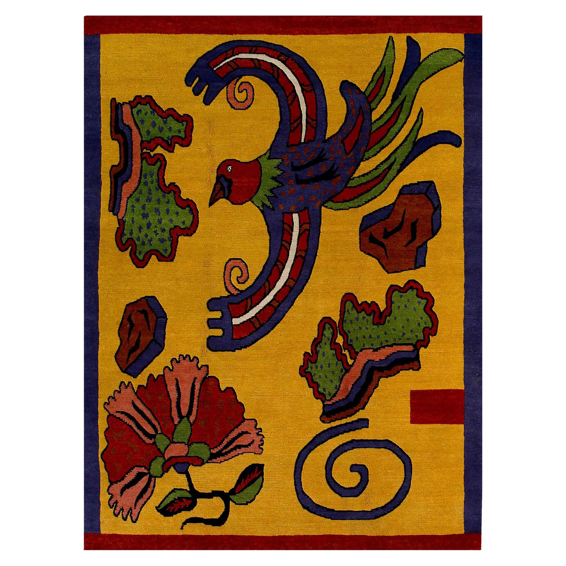 NDP14 Woollen Carpet by Nathalie Du Pasquier for Post Design Collection/Memphis For Sale