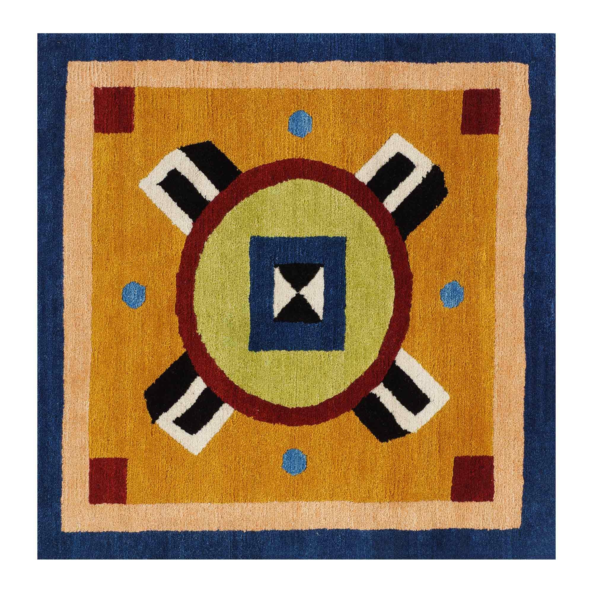 NDP20 Woollen Carpet by Nathalie Du Pasquier for Post Design Collection/Memphis For Sale