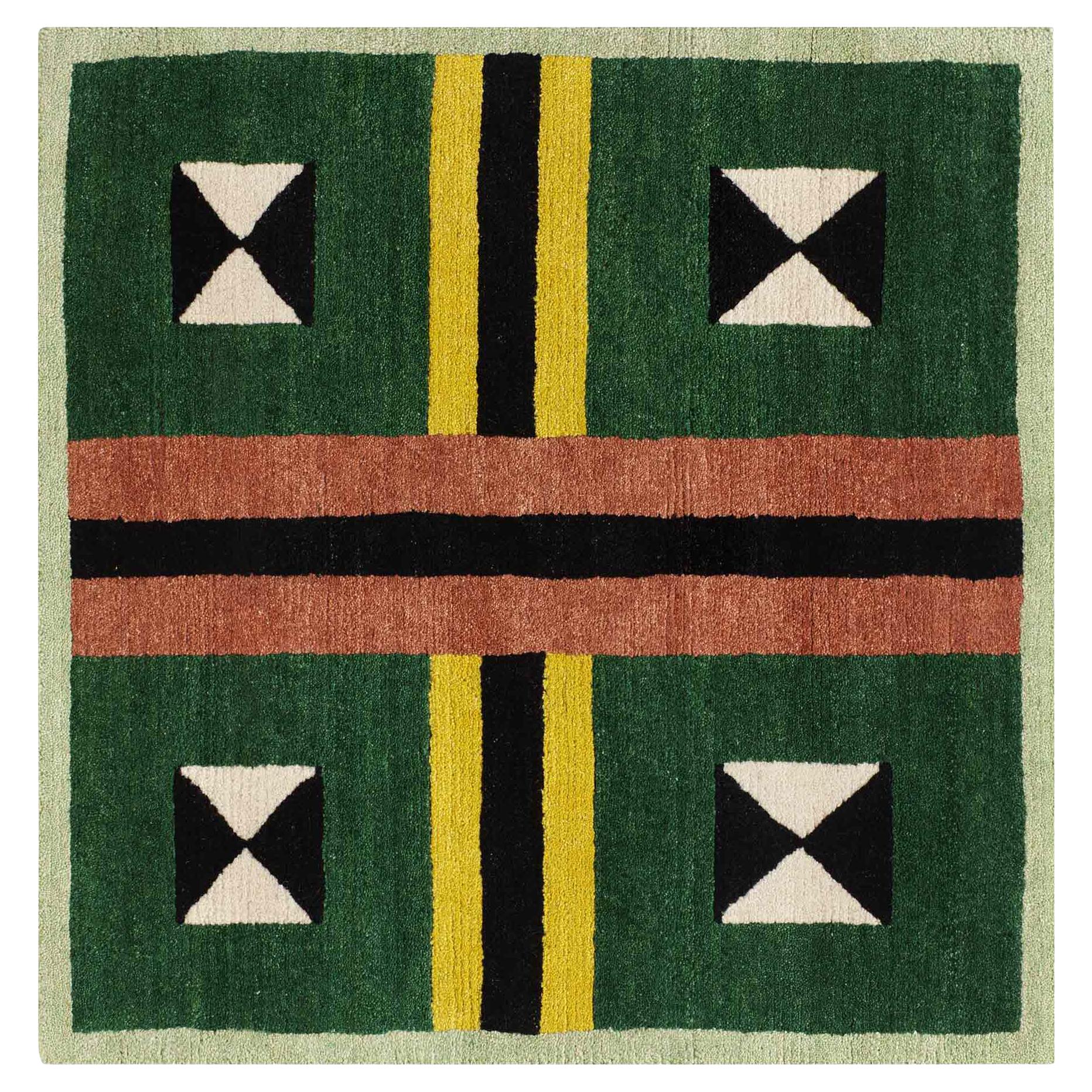 NDP24 Woollen Carpet by Nathalie Du Pasquier Post Design Collection/Memphis For Sale