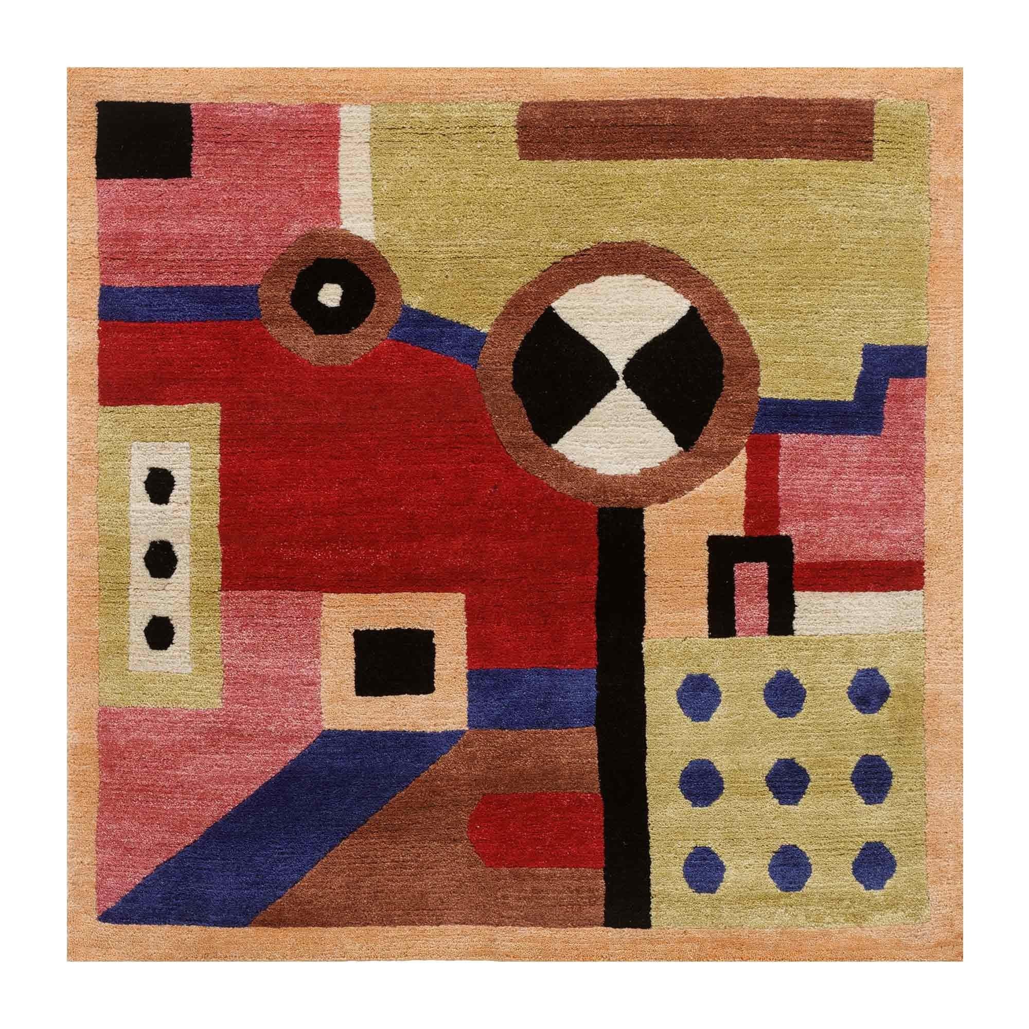 NDP26 Woollen Carpet by Nathalie Du Pasquier for Post Design Collection/Memphis For Sale