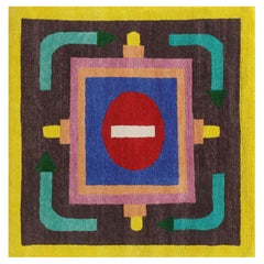 NDP27 Woollen Carpet by Nathalie du Pasquier for Post Design Collection/Memphis