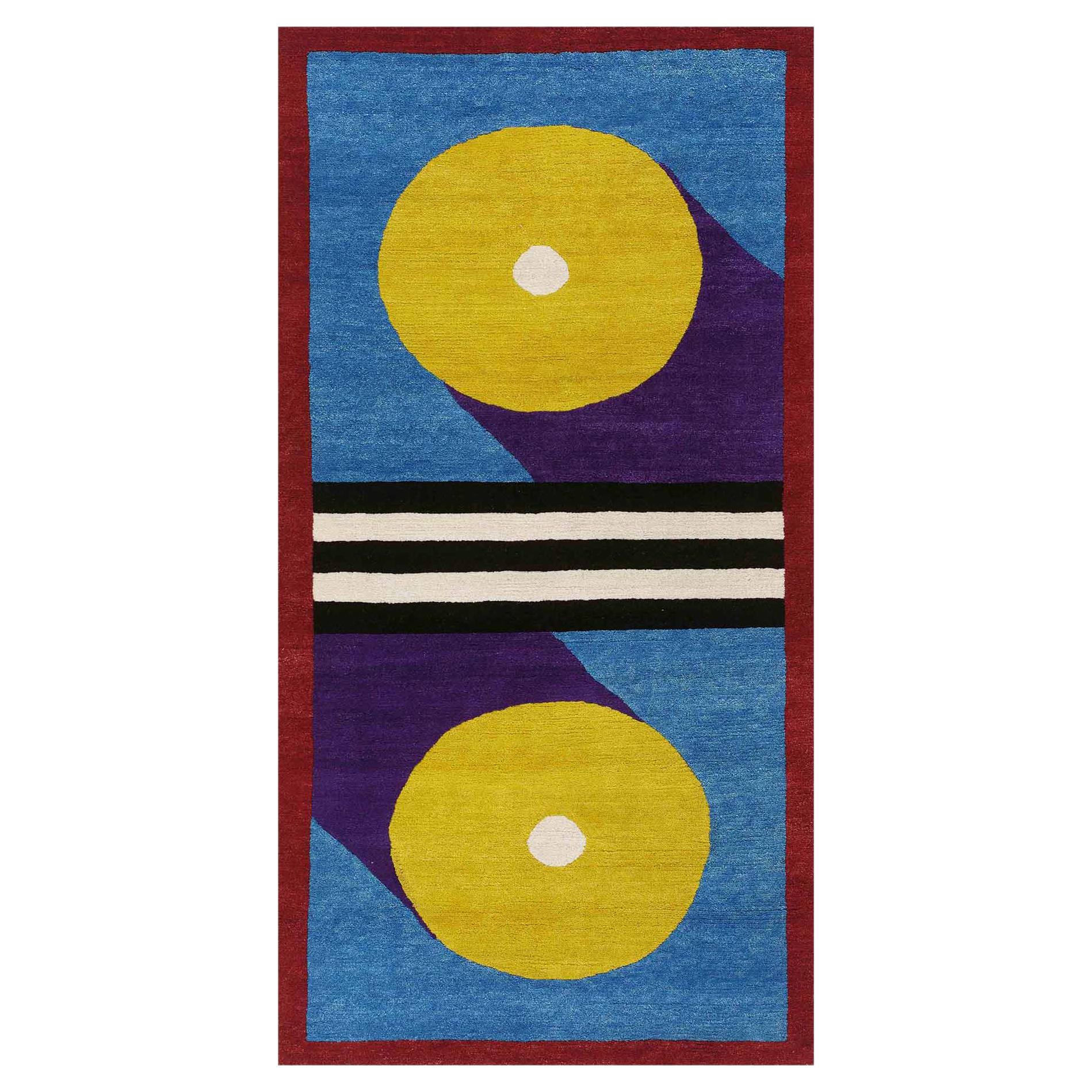 NDP31 Woollen Carpet by Nathalie Du Pasquier for Post Design Collection/Memphis For Sale