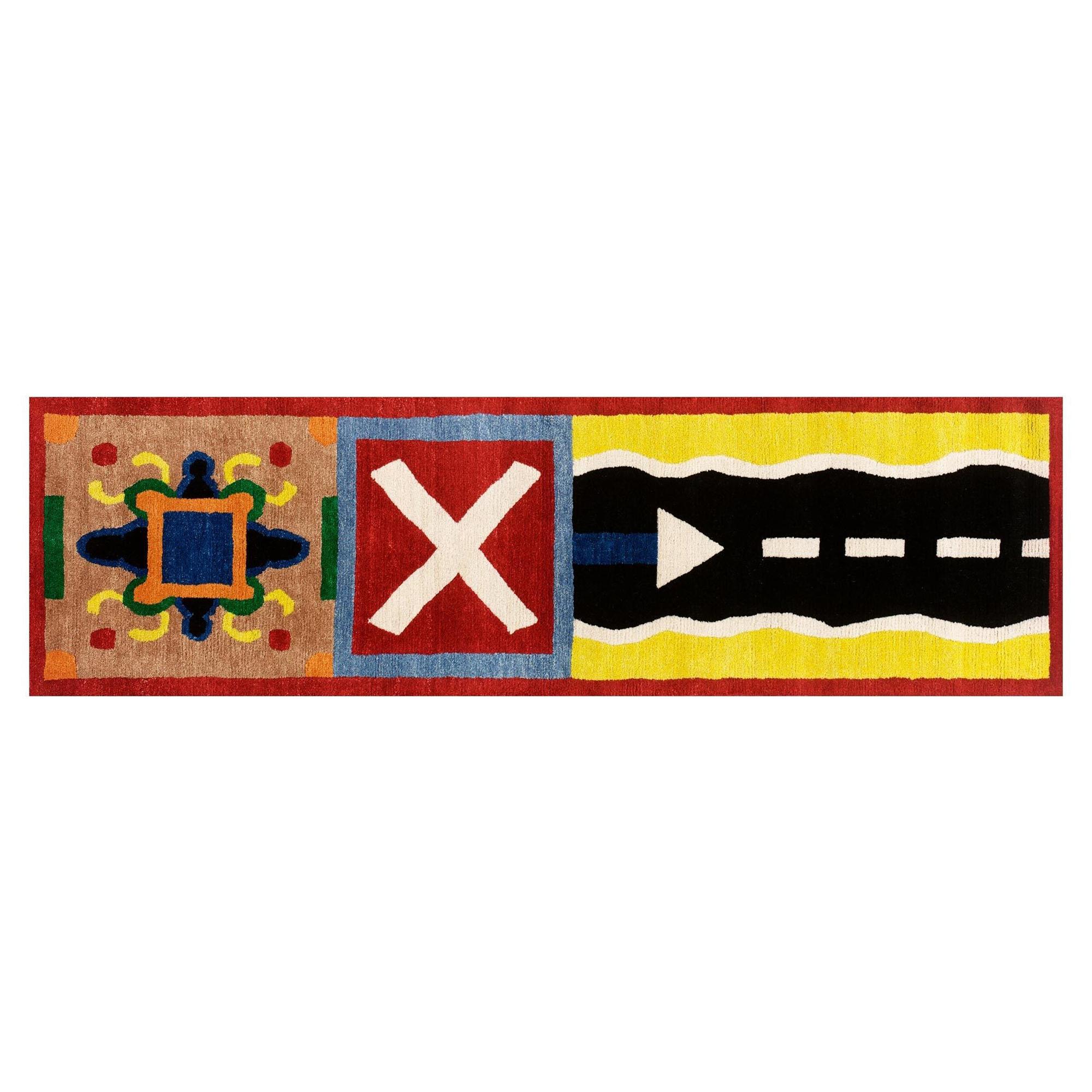 NDP35 Woollen Carpet by Nathalie du Pasquier by Post Design Collection/Memphis