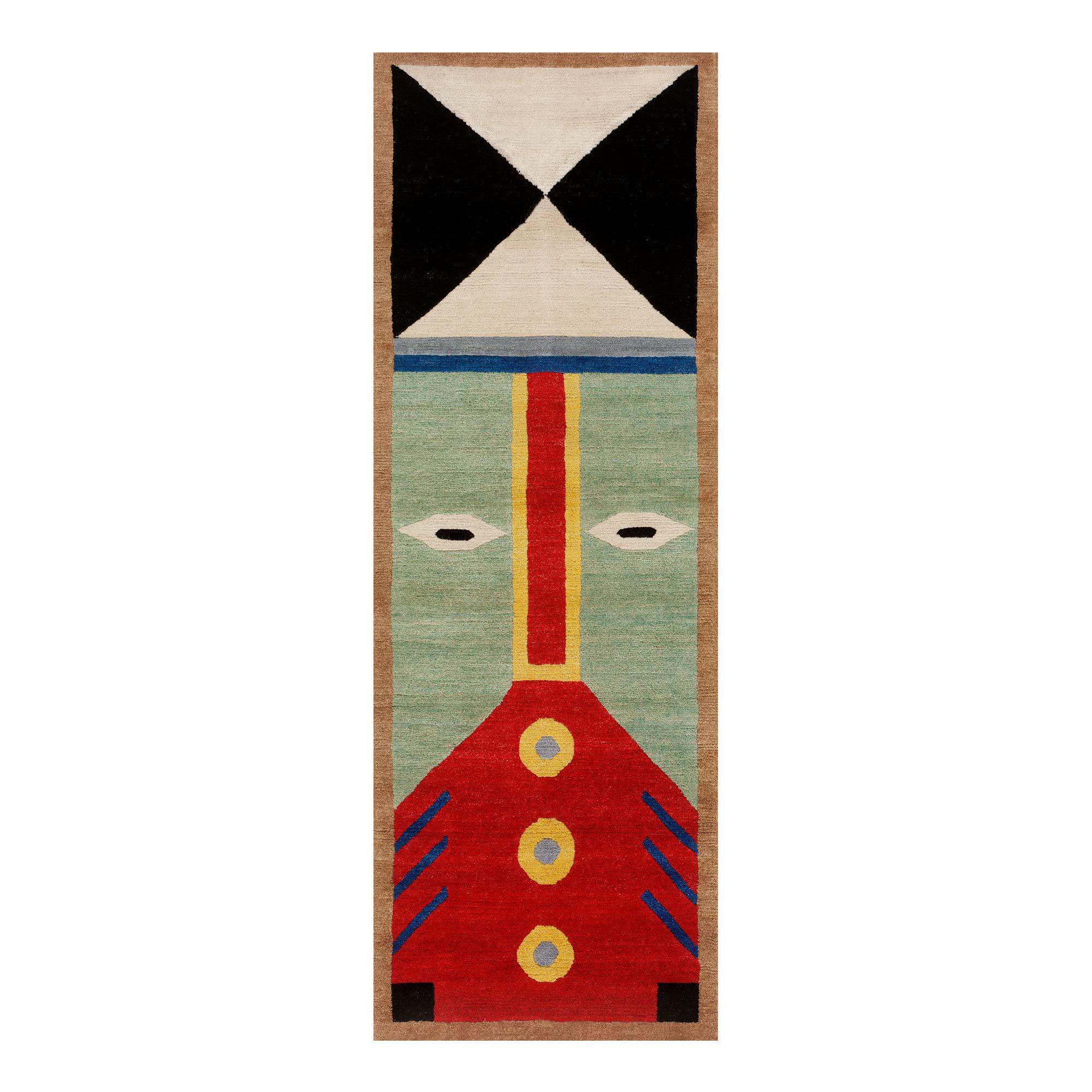 NDP37 Woollen Carpet by Nathalie du Pasquier for Post Design Collection/Memphis For Sale