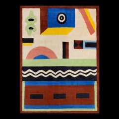 NDP46 Tappeto di lana di Nathalie du Pasquier per Post Design Collection/Memphis