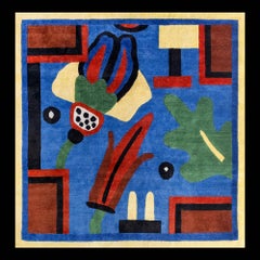 NDP50 Woollen Carpet by Nathalie Du Pasquier for Post Design Collection/Memphis