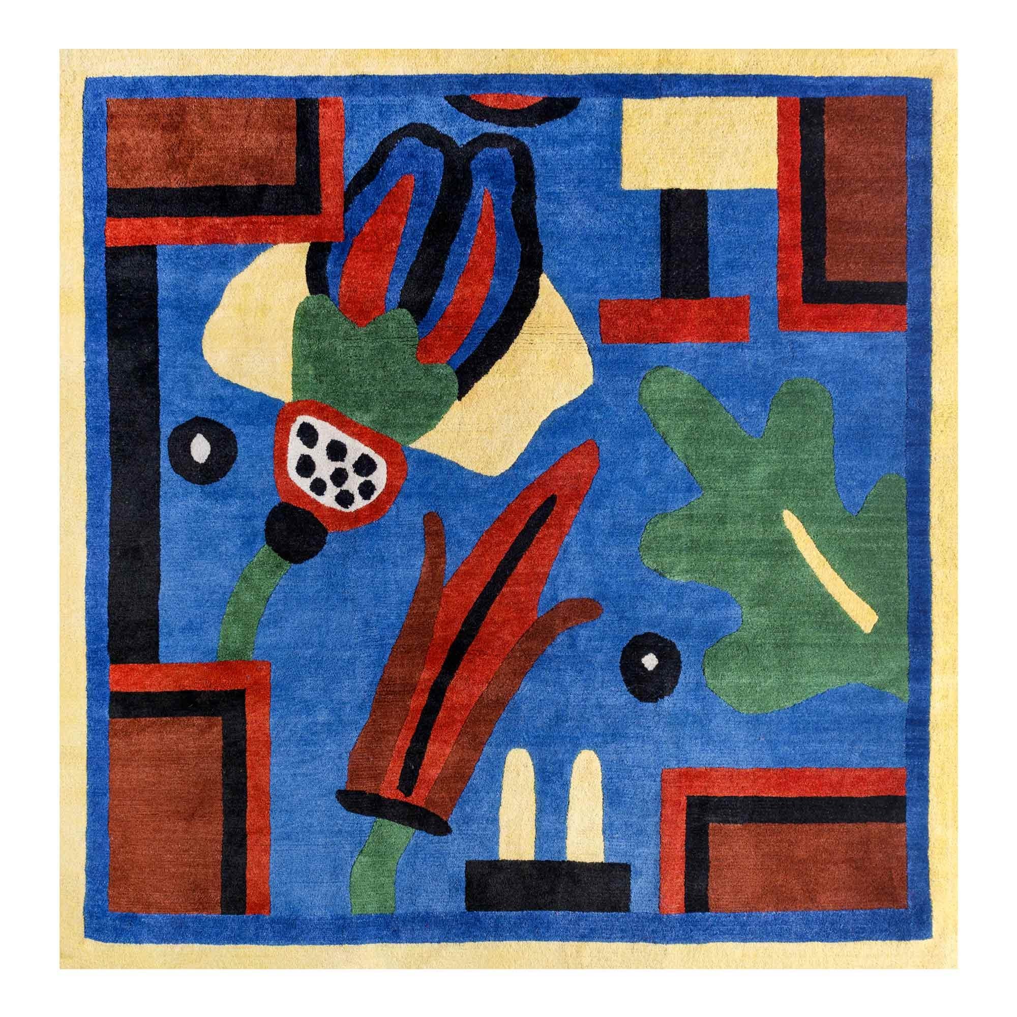 NDP50 Woollen Carpet by Nathalie Du Pasquier for Post Design Collection/Memphis For Sale