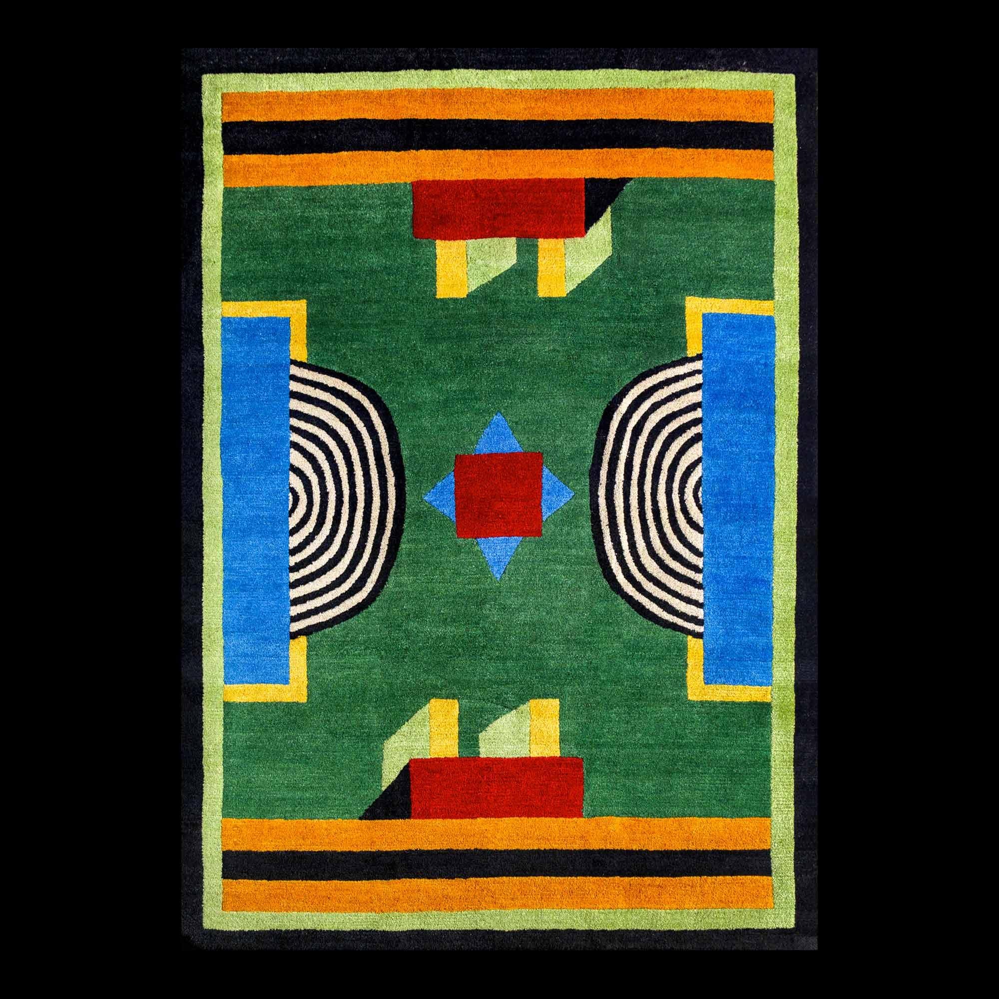 NDP52 Wollteppich von Nathalie Du Pasquier für Post Design collection/Memphis

Ein Wollteppich, der von verschiedenen nepalesischen Kunsthandwerkern handgefertigt wird. Die Auflage ist auf 36 signierte und nummerierte Exemplare begrenzt.

Da der