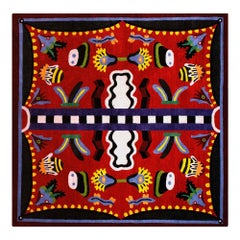 NDP7 Woollen Carpet by Nathalie Du Pasquier for Post Design Collection/Memphis
