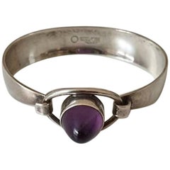 N.E. From Bracelet in Sterling Silver with Amethyst
