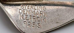 N.E. From Bracelet Sterling Silver Modern Danish Design