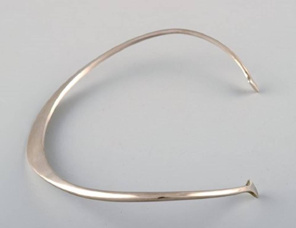 E.E.-Versand Halskette aus Sterlingsilber Dänisches Design 1970er Jahre (Moderne) im Angebot