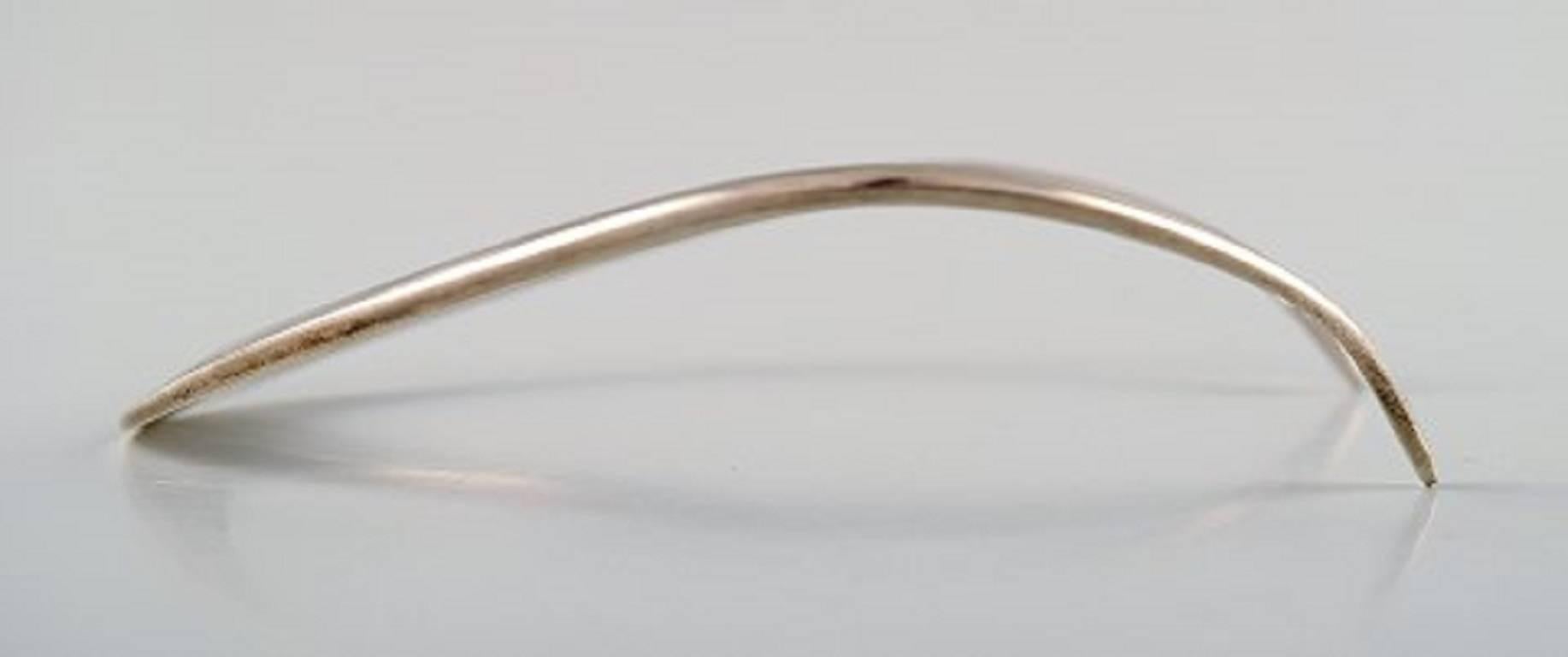 E.E.-Versand Halskette aus Sterlingsilber Dänisches Design 1970er Jahre im Zustand „Hervorragend“ im Angebot in bronshoj, DK