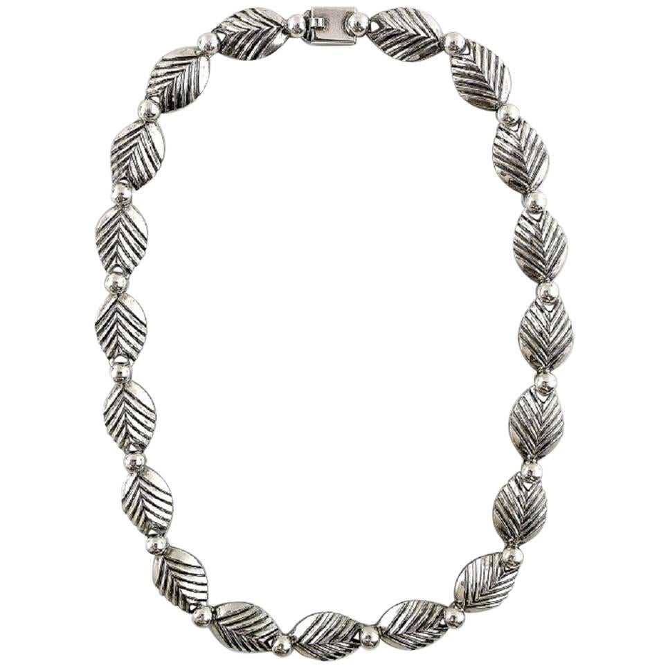 N.E. From Necklace Sterling Silver Modern Danish Design