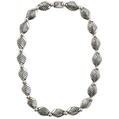 N.E. From Necklace Sterling Silver Modern Danish Design