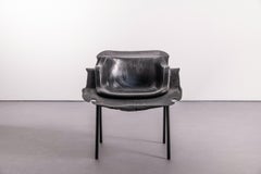 NE03 Armchair – Unique Contemporary Collectible in Black Recycled Plastic