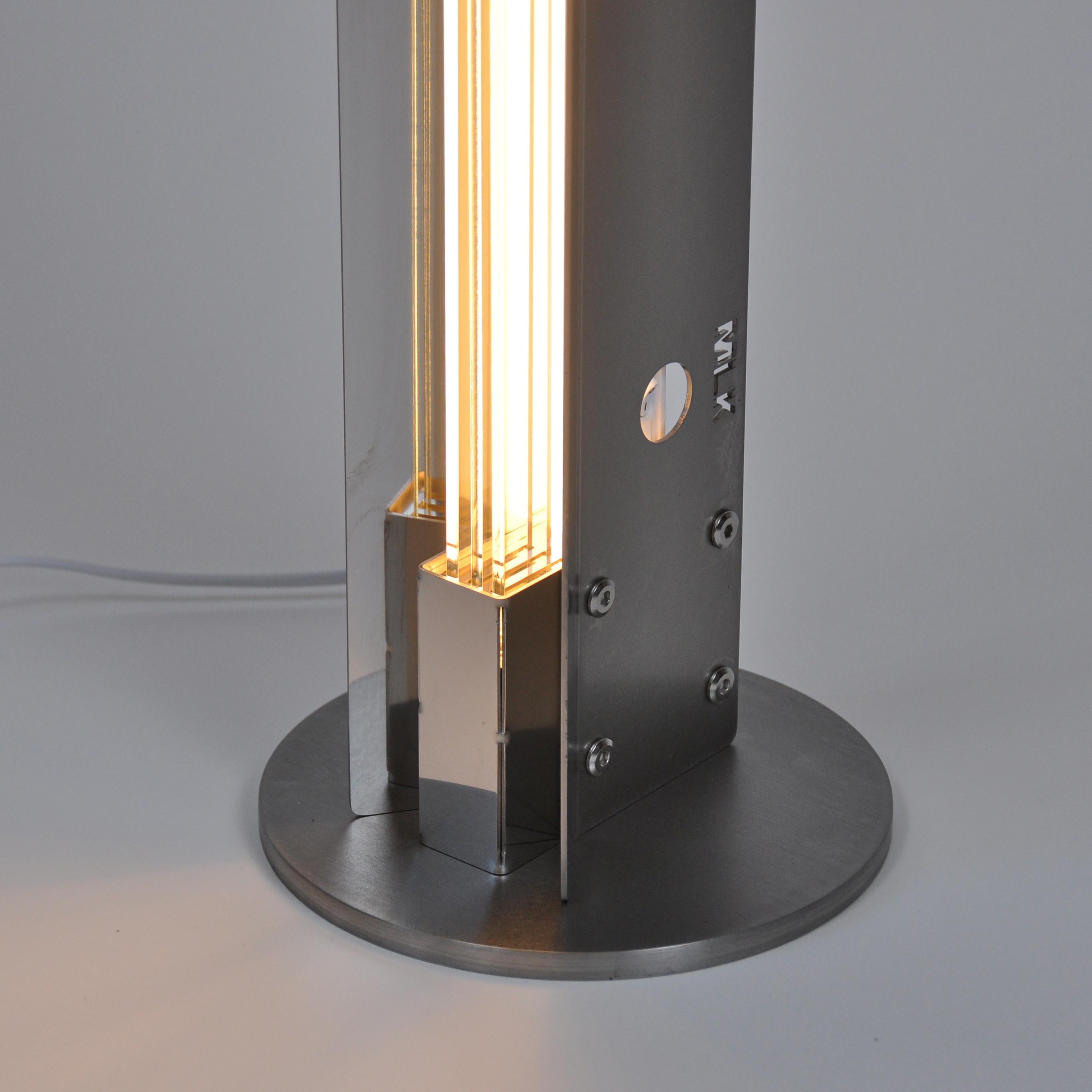 Lámpara Ne1200 Mat And Mirror by MLK Furniture Posmoderno en venta