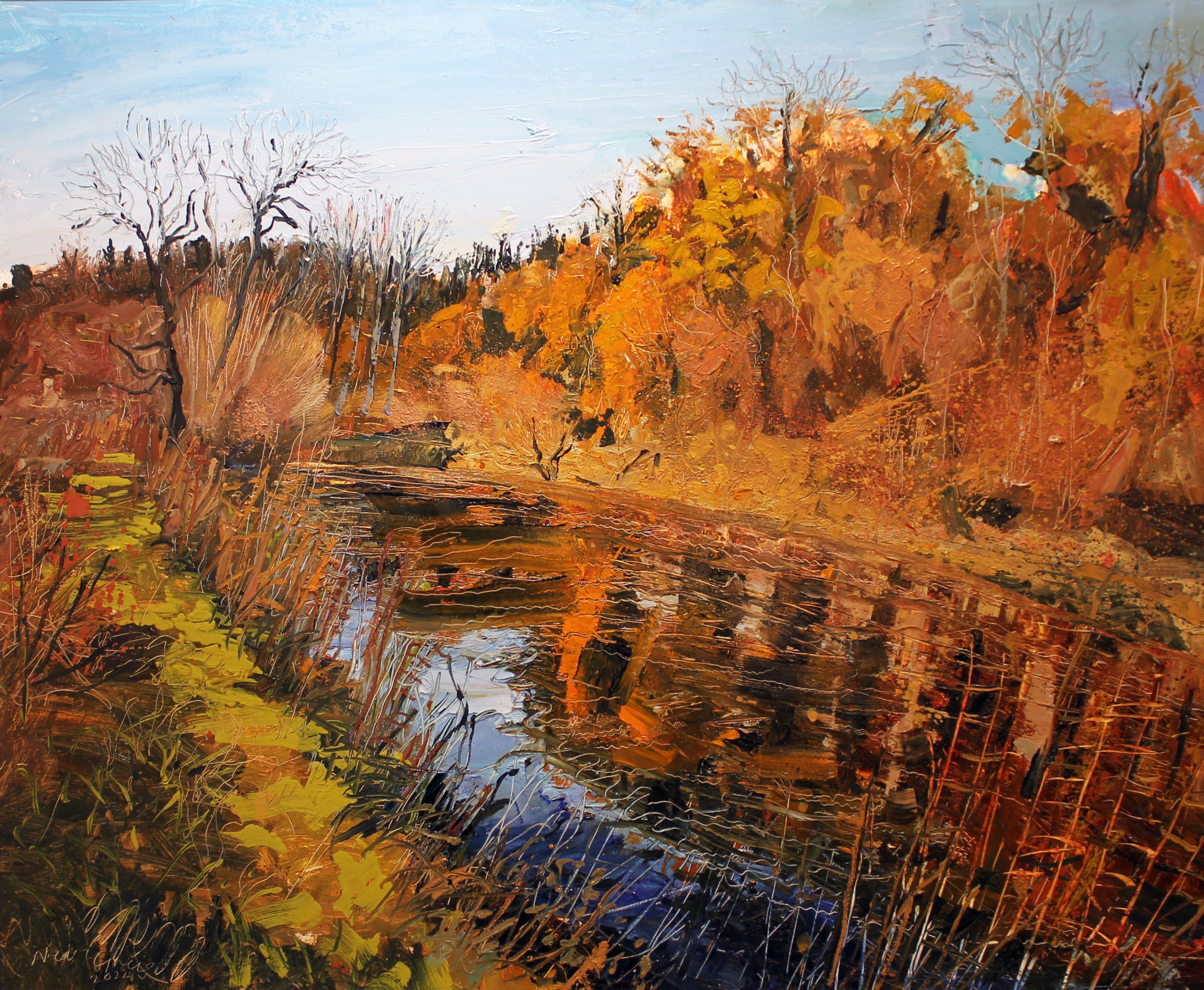 Neal Greig Landscape Painting - River Boyne 