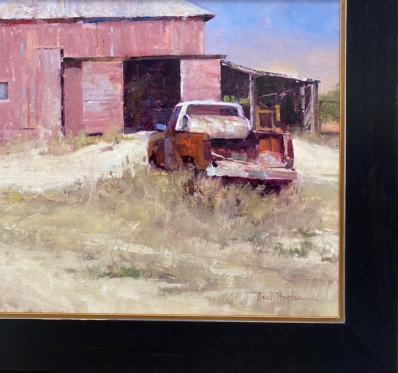 Mims Truck, original realist American countryside landscape For Sale 3