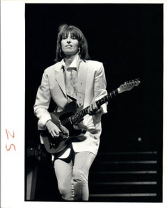 Chrissie Hynde of The Pretenders Performing Vintage Original Photograph