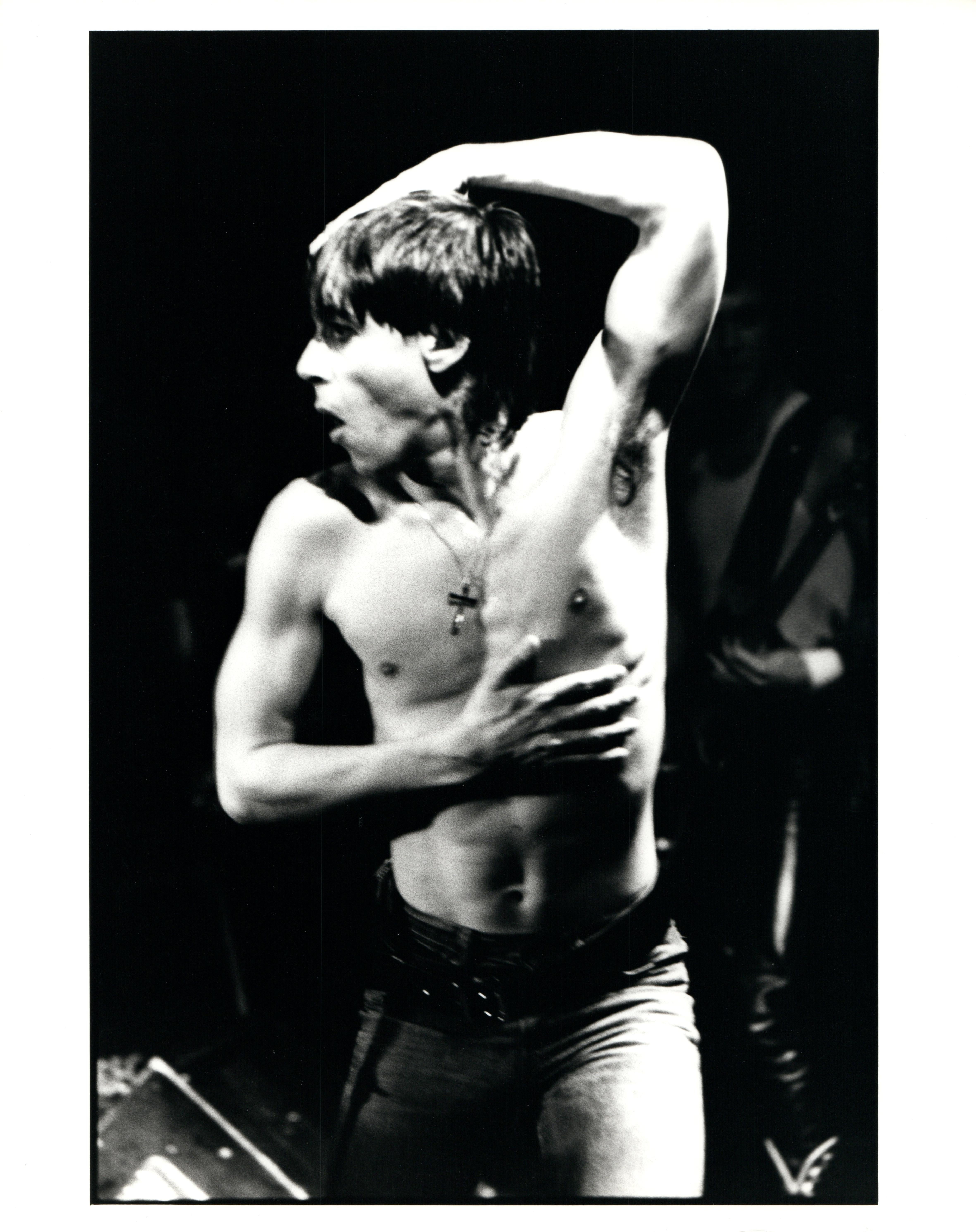 Neal Preston Portrait Photograph - Iggy Pop Shirtless Vintage Original Photograph