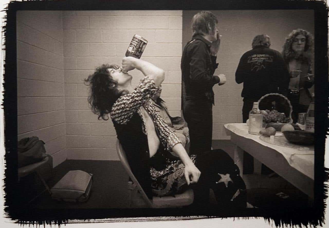 Neal Preston Jimmy Page "Jack Daniels"Platinum For Sale at 1stDibs