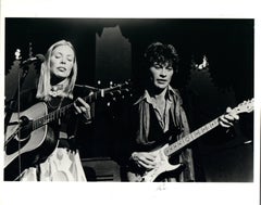 Joni Mitchell and Robbie Robertson Vintage Original Photograph