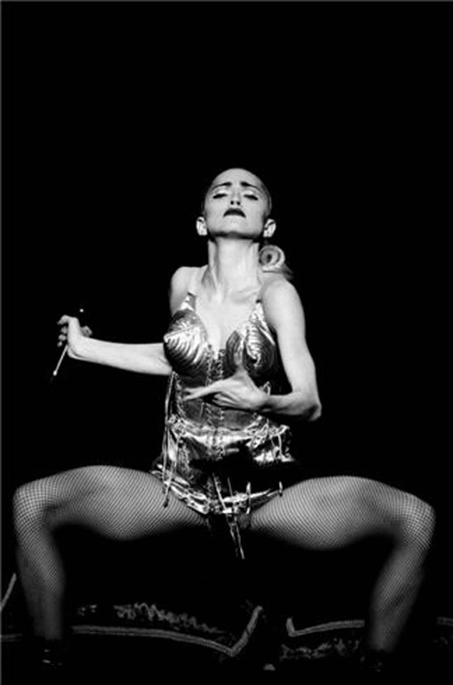 Neal Preston Black and White Photograph - Madonna, Tokyo, Japan 1990