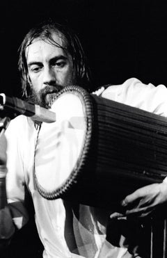 Mick Fleetwood of Fleetwood Mac Playing Bongo Vintage Original Photograph
