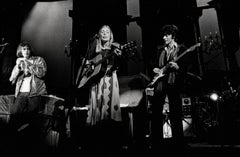 Neil Young, Joni Mitchell, and Robbie Robertson Vintage Original Photograph
