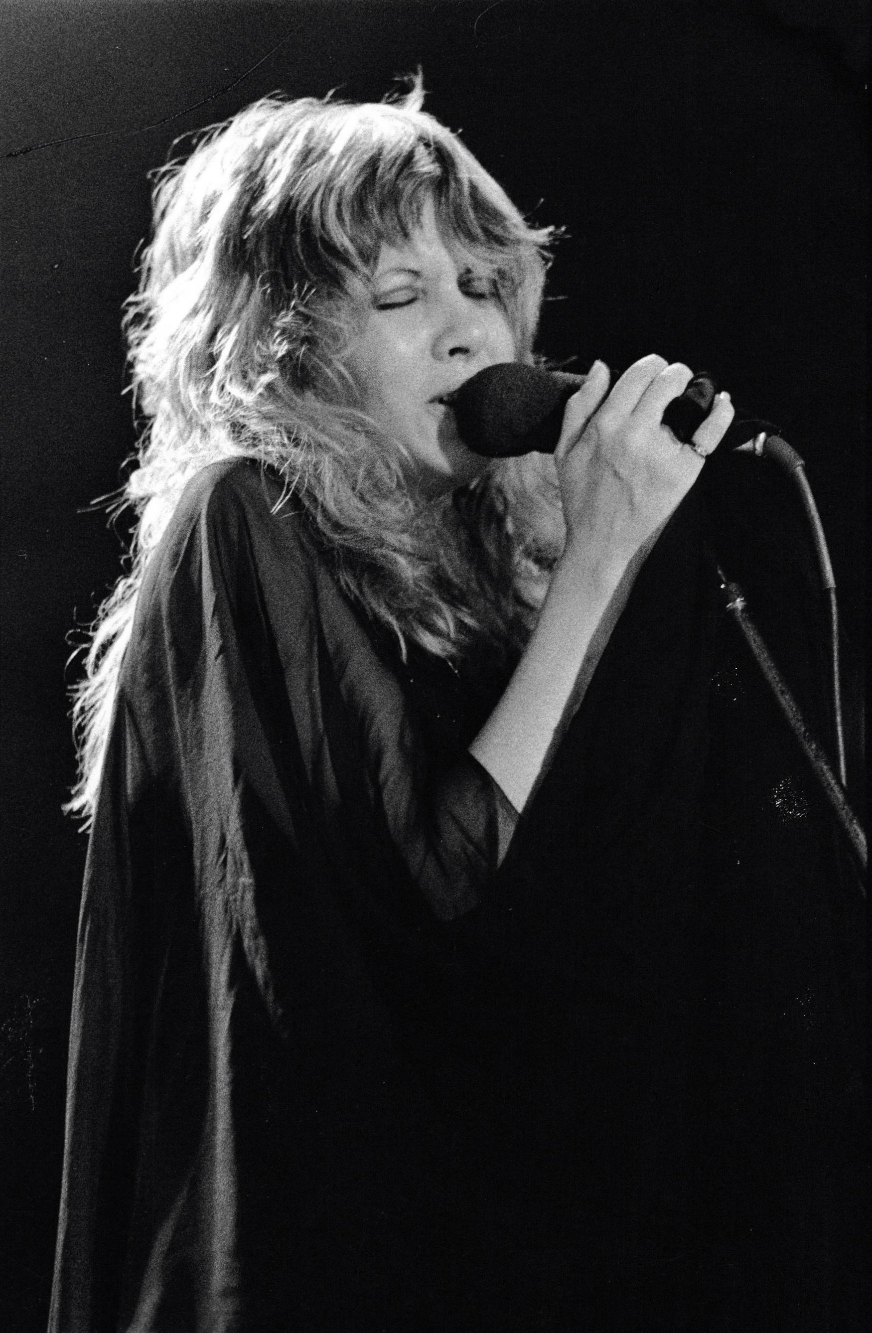 Neal Preston Portrait Photograph - Stevie Nicks Performing with Fleetwood Mac Vintage Original Photograph