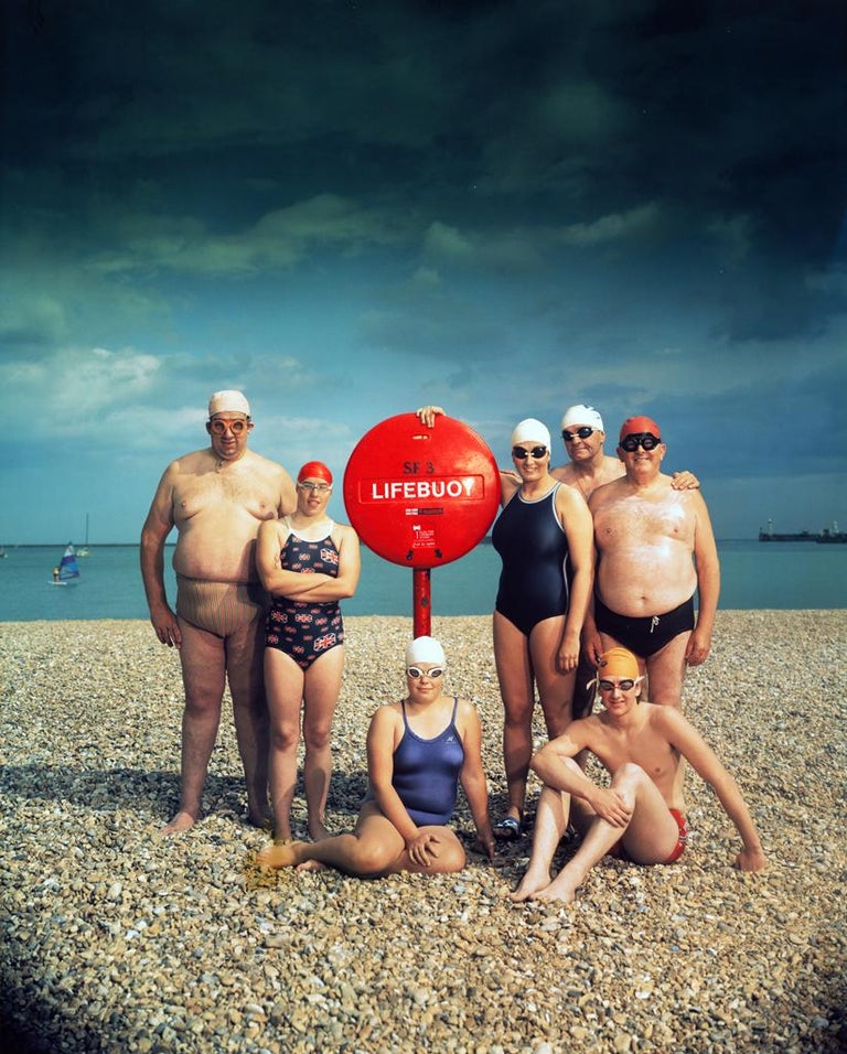 Neal Slavin Color Photograph – Channel Swimmers, 15. Juli 1984