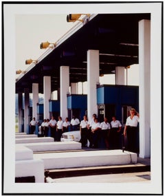 Neal Slavin Grupos en América Fotografía en color Impresión fotográfica Operadores de cabinas de peaje