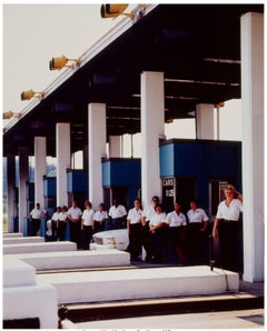 Neal Slavin Grupos en América Fotografía en color Impresión fotográfica Operadores de cabinas de peaje