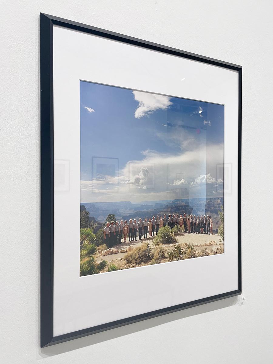 Park Service: Grand Canyon - Color Group Portrait, National Park, Landscape - Modern Photograph by Neal Slavin