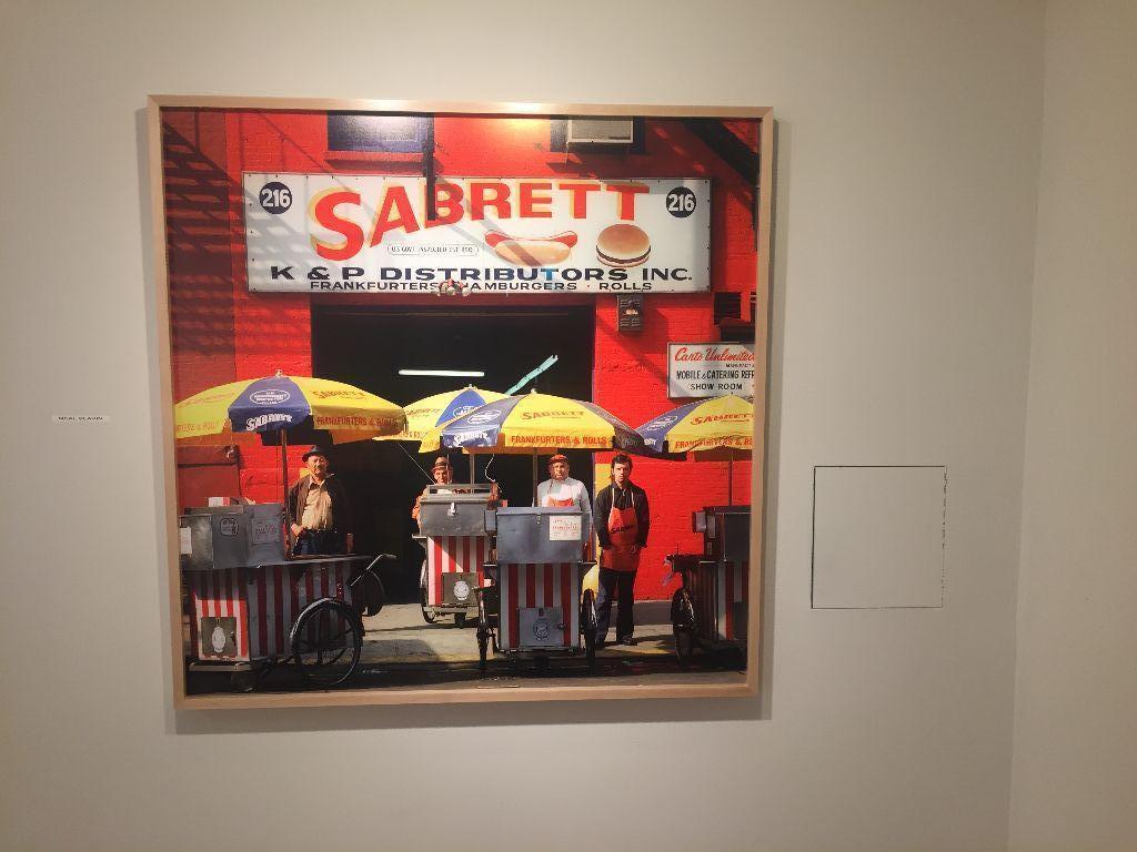 Sabrett Hot Dog Vendors, New York City - Photograph by Neal Slavin