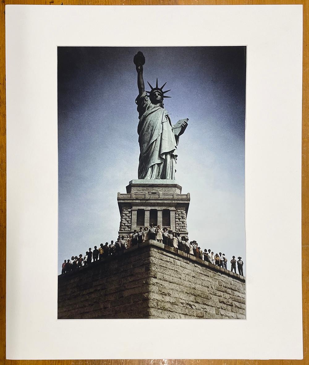 Staff of Statue of Liberty - Group Portrait, New York, National Monument - Photograph by Neal Slavin
