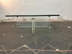 Neal Small Coffee Table with Lucite Base