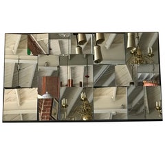 Neal Small Faceted Mirror Wall Sculpture