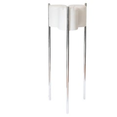 Neal Small for Nessen attributed tripod floor lamp with three shades, space age 