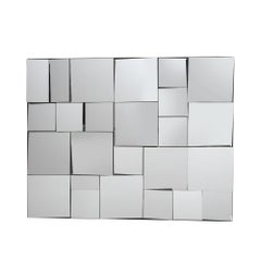 Neal Small Mirror, Sloped Faceted