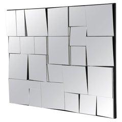 Neal Small Mirror, Sloped Faceted