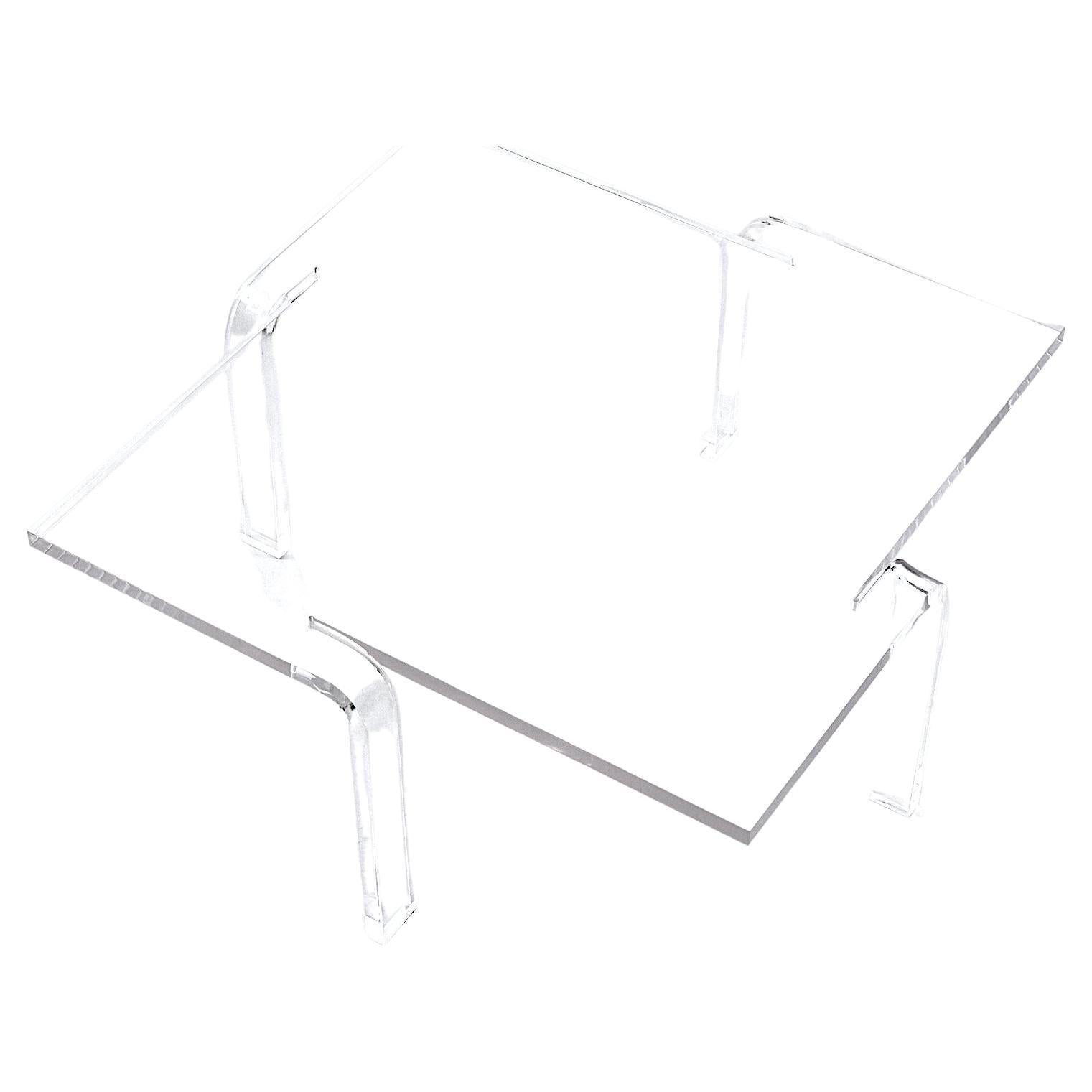 Mid-Century Modern Neal Small Model 5031 Coffee Cocktail Table, Lucite, 1966, New York