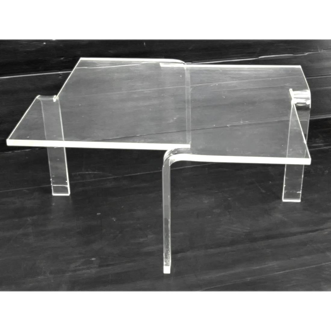 Mid-20th Century Neal Small Model 5031 Coffee Cocktail Table, Lucite, 1966, New York