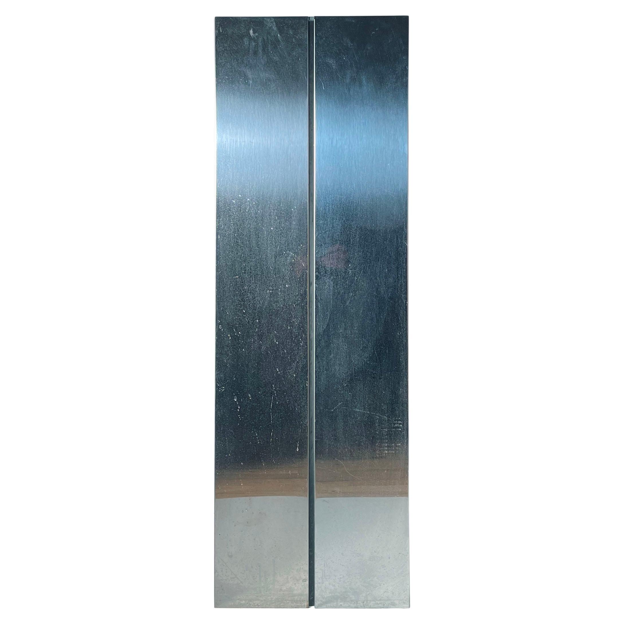 Neal Small Tall Illuminated Light Pedestal Table Stand for Kovacs For Sale