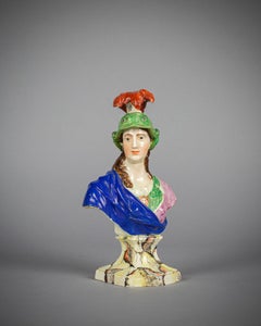 Neale Creamware Figure of Minerva, circa 1810