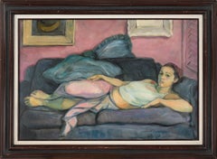 Vintage "Anna" - Portrait of a Reclining Woman