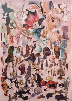 "Abstract Melange II" 47" x 30" inch by Neama El Sanhoury