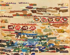 "Abstract Melange III" 35" x 39" inch by Neama El Sanhoury